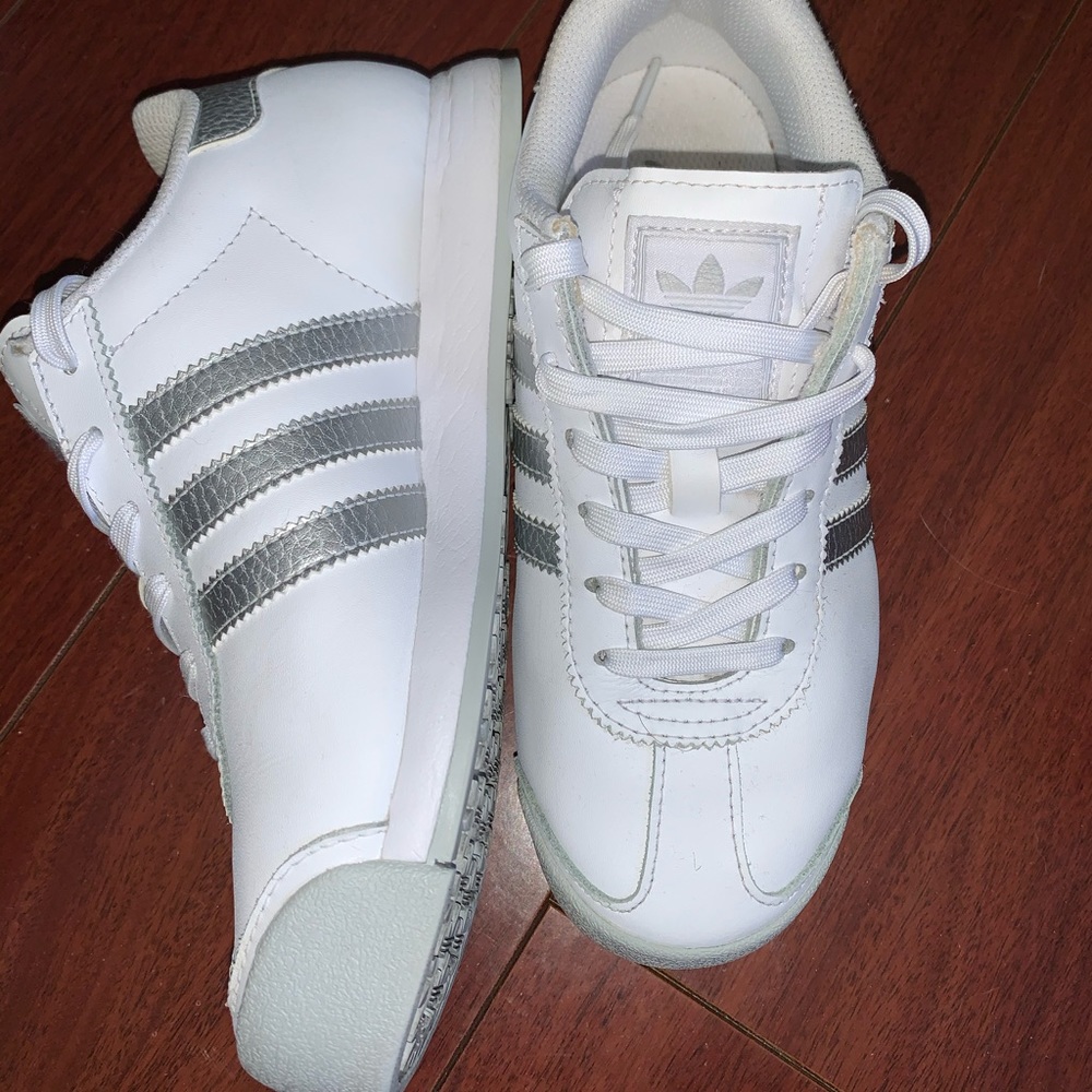 White Adidas Gently Used